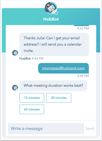 HubSpot-chatbot